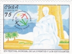 Stamps Cuba -  XXV FESTIVAL MUNDIAL DE LA JUVENTUD Y LOS ESTUDIANTES