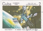 Stamps Cuba -  AERONAUTICA-DIA DE LA COSMONAUTICA