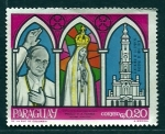 Stamps : America : Paraguay :  PABLO   VI