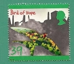 Sellos de Europa - Reino Unido -  Bird of hope - por un mundo verde