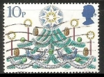 Stamps United Kingdom -  Arbol de Navidad