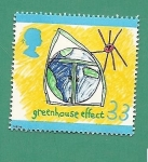 Stamps United Kingdom -  Efecto invernadero