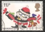 Stamps United Kingdom -  Papa Noel