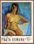 Stamps : Europe : Romania :  DESNUDO – IOSIF ISER