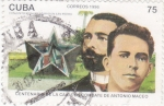 Stamps Cuba -  CENTENARIO DE LA CAIDA EN COMBATE DE ANTONIO MACEO