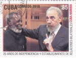 Stamps Cuba -  20 AÑOS INDEPENDENCIA Y RELACIONES CUBA-NAMIBIA