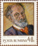 Stamps Romania -  TH PALLADY: AUTORRETRATO