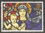 Stamps United Kingdom -  Virgen con niño Jesus