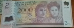 monedas del Mundo : America : Paraguay :  2000 guaranies