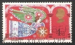 Stamps United Kingdom -  Angeles de Navidad