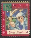 Stamps New Zealand -  Virgen con niño Jesus