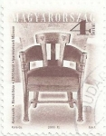 Stamps Hungary -  MOBILIARIO ANTIGUO. SILLA DE GÉZA MARÓTI, 1900. YVERT HU 3749