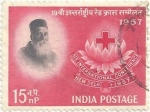 Stamps India -  XIX CONFERENCIA INTERNACIONAL DE LA CRUZ ROJA. HENRI DUNANT. YVERT 86