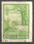 Stamps Argentina -  Caza mayor en los lagos del sur