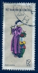 Stamps Vietnam -  Flautista
