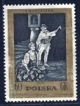 Stamps Poland -  Hobra de teatro