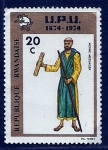 Stamps Rwanda -  Monge Mensagero