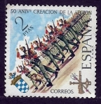 Stamps Spain -  50 Anivr.Creacion de la legion