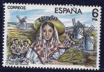 Stamps Spain -  Larosa del azafran