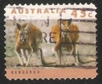 Stamps Australia -  Kangaroo-Canguro