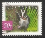 Sellos de Oceania - Australia -  Striped possum-Comadreja rayada