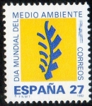 Stamps Spain -  3210 - Día mundial del medio ambiente. Logotipo.