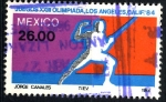 Stamps Mexico -  MEXICO_SCOTT 1356.01 XXIII JUEGOS OLIMPICOS, LOS ANGELES 84, ESGRIMA. $0,20