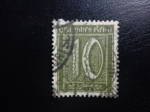 Stamps Germany -  Deutsches Reich 1922 Scott 138 Sello Serie Basica Numeros 10 Usado Alemania