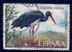 Stamps Spain -   Cigueña Negra