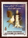 Stamps Morocco -  Amnestia Internacional