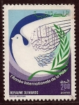 Stamps Morocco -  Año Intr.de la Paz