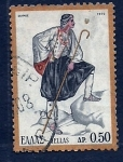 Stamps Greece -  Trages Regionales