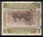 Stamps : America : Colombia :  Ganado romo