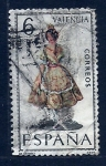 Stamps Spain -  Trages regionales (Valencia)