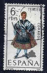 Stamps Spain -  Trages regionales (Teruel)