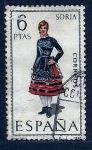 Stamps Spain -  Trages regionales (Soria)