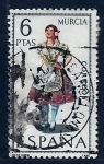 Stamps Spain -  Trages regionales (Murcia)