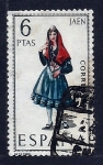 Stamps Spain -  Trages regionales (Jaen)