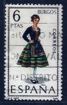 Stamps Spain -  Trages regionales (Burgos)