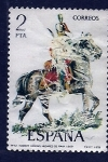 Stamps Spain -  Tnte.Coronel Usares