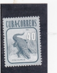 Stamps Cuba -  COCODRILO