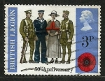 Stamps : Europe : United_Kingdom :  50 Aniver.Legion Inglesa