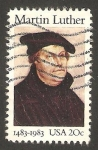 Stamps United States -  1507 - 500 anivº del nacimiento de Martín Luither