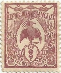 Stamps Oceania - New Caledonia -  KAGÚ, Rhynochetos jubatus. VALOR FACIAL 2 cts. YVERT NC 89