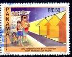 Stamps Panama -  PANAMA_SCOTT 738.03 AÑO INTERNACIONAL DE LA VIVIENDA PARA PERSONAS SIN HOGAR. $0,80