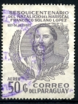 Sellos de America - Paraguay -  PARAGUAY_SCOTT 1753.01 150º ANIV NATALICIO MARISCAL FRANCISCO SOLANO LOPEZ. $0,40