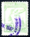 Stamps : America : Paraguay :  PARAGUAY_STW 3.09 ADICIONAL PRO-CARTERO. $0,20