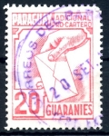 Stamps Paraguay -  PARAGUAY_STW 4.02 ADICIONAL PRO-CARTERO. $0,20