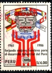 Stamps Peru -  PERU_SCOTT 909 25º ANIV SENATI. $0,75