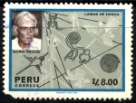 Stamps Peru -  PERU_SCOTT 912.03 PRESERVACION LINEAS DE NASCA, DRA. MARIA REICHE. $1,90